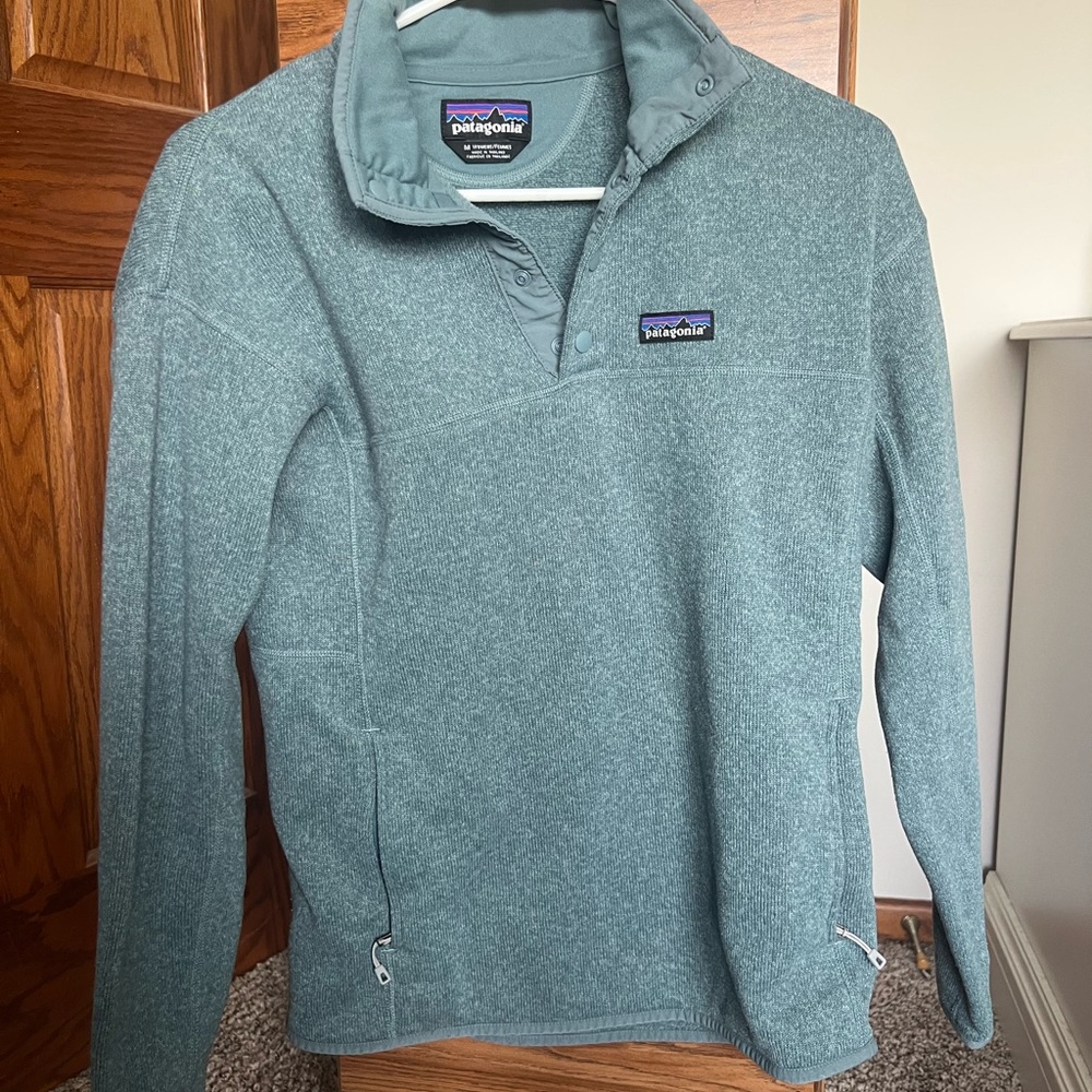 Patagonia Teal Fleece Pullover